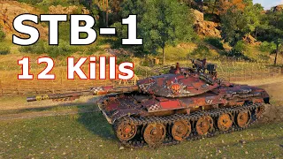World of Tanks STB-1 - 12 Kills | 1 VS 6