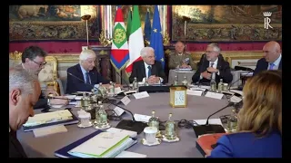 Mattarella presiede il Consiglio Supremo di Difesa