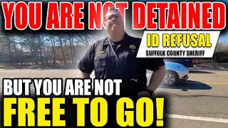 I WANT ID OR YOU'RE GOING TO JAIL - NOPE - ID REFUSAL YOU ARE DISMISSED!