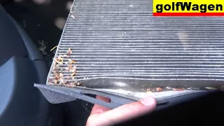 Skoda Octavia 2 cabin pollen filter change