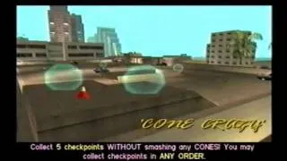 GTA VC - Cone Crazy (Without Moving Cones Before Mission) 0:09