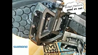 Platform pedals from Shimano ⚠️🚴 PD-GR 500 good grip low price ⚠️🚴 🎥 FHD