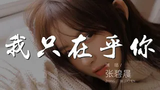 我只在乎你 - 張碧晨『任時光匆匆流去我只在乎你』【動態歌詞Lyrics】