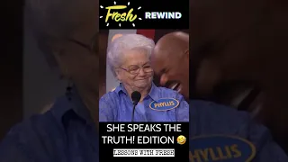 FAMILY FEUD FUN! 🤣 (SHE SPEAKS THE TRUTH! Edition) FRESH REWIND👊 #comedy #fail #funny #teacher