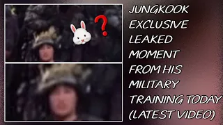 OMG!😱💋Jungkook Exclusive Leaked Moment From His Military Training Today(New)#taehyung#jungkook#bts