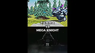 Pekka vs Mega Knight #battle #tiktok #fight #edit #shorts #coc #clashroyale #pekka