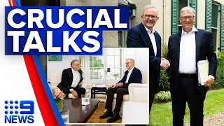 Albanese hosts Bill Gates at Kirribilli House over key global issues | 9 News Australia