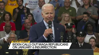 Biden calls out 'MAGA Republicans' on Jan. 6, attacking FBI over Mar-a-Lago search