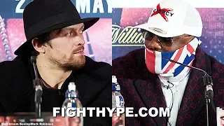 USYK VS. CHISORA FULL PRESS CONFERENCE & FIRST OFFICIAL FACE OFF
