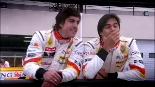 F1 2009 - ENTER the GAME with  ALONSO & PIQUET