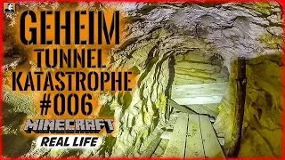 Survival Mattin GEHEIMTUNNEL Einsturz #006 | MINECRAFT Real Life | BUSHCRAFT SHELTER ÜBERNACHTUNG