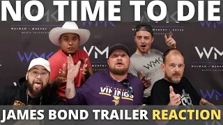NO TIME TO DIE JAMES BOND TRAILER REACTION - WMK Reacts