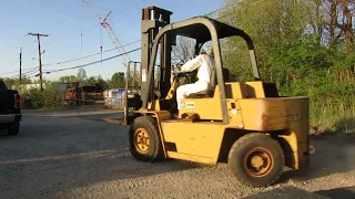 Caterpillar Forklift V80E  Gasoline,  5,500 Hrs.  $8,950   www.hyeq.com Hyman Equip  410-574-4700