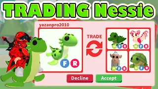 TRADING NESSIE  😍🔥 IN NEW ADOPT ME UPDATE! ROBLOX