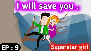 Superstar girl part 9 | English story | Animated stories | English conversation | Sunshine English