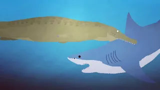 Modern Carnage Saltwater Crocodile VS Great White Shark