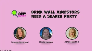 Brick Wall Ancestors Need a Search Party