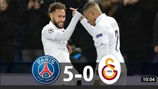 PSG  Vs  GALATASARAY (5-0)ALL GOALS & EXTENDE HIGHLIGHTS 2019.