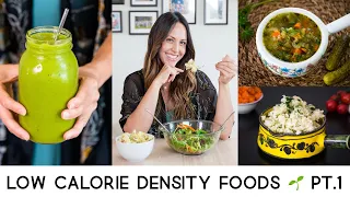 LOW CALORIE DENSITY FOODS | What I Eat In a Day 🌱 Part 1 Vegan Michele