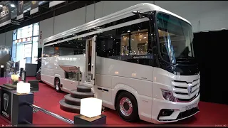 Morelo Grand Empire Slideout - Reisemobil Mercedes Benz Actros Wohnmobil