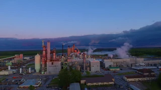 A bird’s eye view of the International Paper pulp mill(formally Weyerhaeuser)