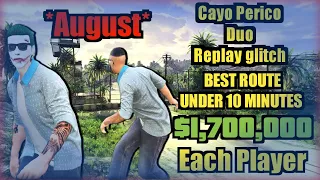 Cayo Perico REPLAY GLITCH DUO All New Easy Path August Updated