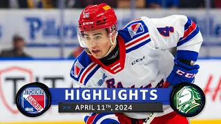 Game Highlights | Rangers vs. Knights - Apr. 11th, 2024