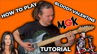 How To Play Bloody Valentine On Electric Guitar | Tutorial