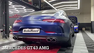 Mercedes GT43 AMG OPF Frequency Intelligent Valvetronic Exhaust Catback System@SicknTuned @FiExhaust