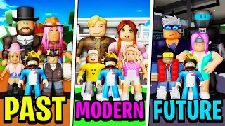 OLD FAMILY vs MODERN FAMILY vs FUTURE FAMILY in Roblox BROOKHAVEN RP!!