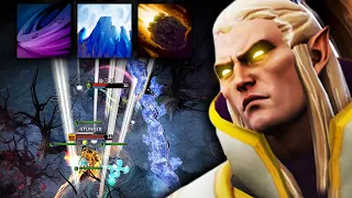 TORNADO + ICE WALL COMBO | EPIC INVOKER vs QOP MID | Dota 2 Invoker