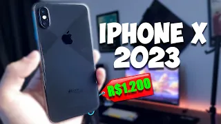 COMPREI um IPHONE X em 2023 | VALE A PENA?