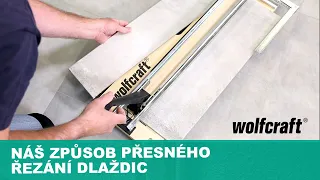 Čisté řezání obkladů – snadné použití řezačky na obklady TC 610 | wolfcraft