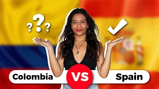 Differences between COLOMBIAN Spanish vs. EUROPEAN Spanish