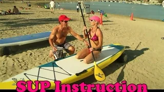 Stand Up Paddle Boarding Beginners Technique - SUP Instruction