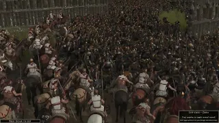 Total War: ROME II Spartan encampment defense vs Athens gameplay