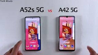 SAMSUNG A52s 5G vs A42 5G | SPEED TEST