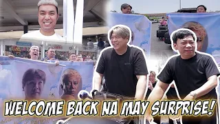 SUNDO SA AIRPORT KAY MC AT LASSY (WELCOME BACK NA MAY SURPRISE) | BEKS BATTALION