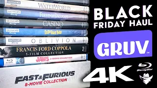 FOURTEEN 4k blu-rays for just $8.52! 🌑 GRUV.COM BLACK FRIDAY HAUL #bluray #4kuhd #bluraycollection