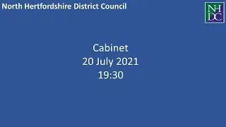 Meeting: Cabinet - 20 July 2021