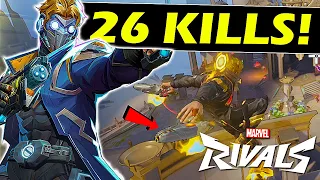 Star-Lord is OVERPOWERED in Marvel Rivals! (26 Kills Gameplay)