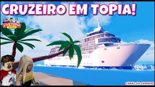 Livetopia RP - Cruzeiro em Topia no Update 69! Topia Cruise Ship! [Roblox] [Canal da Geninho]