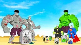 Rescue HULK Family & SUPERMAN, BLACK ADAM vs Team SPIDERMAN ZOMBIE: Who Is The King Of Super Heroes?