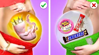 Rich Pregnant VS Broke Pregnant || Funny Pregnancy Moments with Rich vs Poor Girl by Crafty Panda