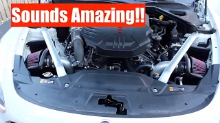 Kia Stinger! The First Mod You Need! Cold Air Intake