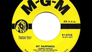 1959 HITS ARCHIVE: My Happiness - Connie Francis (a #2 record)