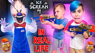 ICE SCREAM 4 IN REAL LIFE! ROD FOUND OUR NEW HOUSE | ZURU DINO SMASHERS