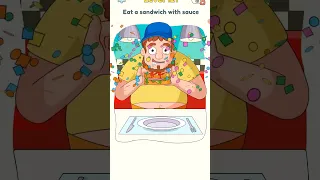 Dop 3 level 121 eat a sandwich with sauce    #shorts #viral #ytshorts