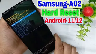 Samsung A02 Hard reset And password unlock | Samsung latest version Hard Reset 2022