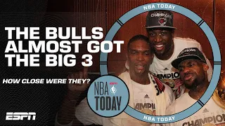 The Bulls almost got LeBron, Wade & Bosh?! 😱 'It was closer than most thought!' - Shelburne 😳